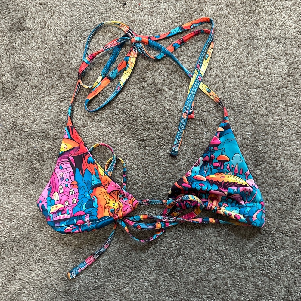 iHeartRaves Colorful Psychedelic Bikini